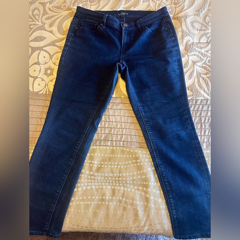 Loft modern skinny petite jeans